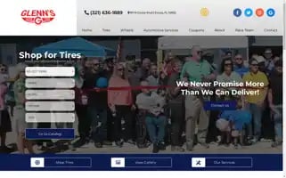 Glennsautoandtire.com Screenshot 2024-05-09 21:41:12