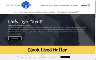 Ladydyeyarns.com Screenshot 2024-06-12 19:27:07