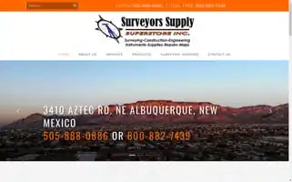 Surveyorssupplynm.com Screenshot 2024-06-12 16:35:49