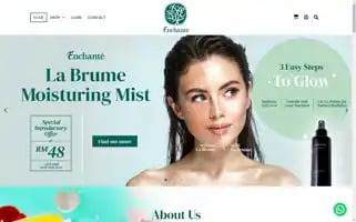 Enchanteskincare.com Screenshot 2024-05-27 13:36:04