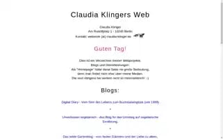 Claudia-klinger.de Screenshot 2024-06-17 07:23:04