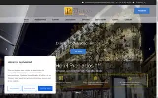 Preciadoshotel.com Screenshot 2024-04-22 19:39:10