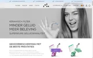 Shush-earplugs.be Screenshot 2024-05-27 19:32:31