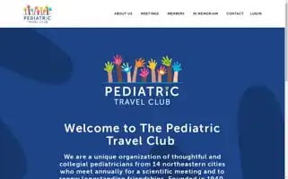 Pediatrictravelclub.com Screenshot 2024-04-26 23:26:43