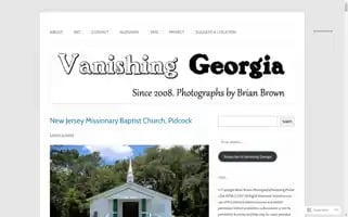Vanishinggeorgia.com Screenshot 2024-07-06 00:46:19