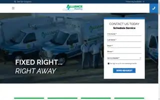 Allianceplumbingservices.com Screenshot 2024-05-15 11:03:13