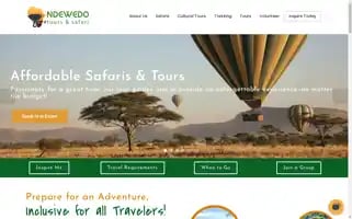 Ndewedotours.com Screenshot 2024-04-14 09:16:41
