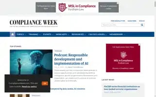 Complianceweek.com Screenshot 2024-05-09 05:30:52