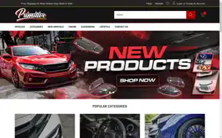 Primitiveperformanceauto.com Screenshot 2024-05-04 15:16:36