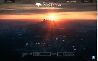 Thepostoakhotel.com Screenshot 2024-04-23 15:00:31