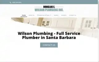 Wilsonplumbingsantabarbara.com Screenshot 2024-05-17 00:03:55