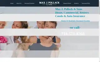 Maxpollackinsurance.com Screenshot 2024-06-13 12:41:05