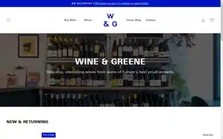 Wineandgreene.com Screenshot 2024-05-05 09:12:12