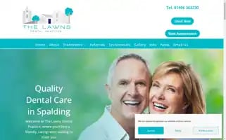 Thelawnsdental.co.uk Screenshot 2024-06-29 18:01:45
