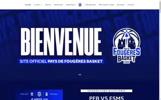 Paysdefougeresbasket.fr Screenshot 2024-05-20 17:25:16