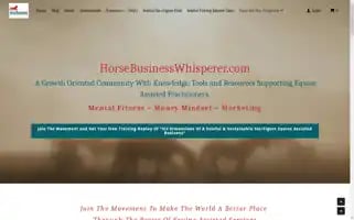 Horsebusinesswhisperer.com Screenshot 2024-07-01 10:54:41