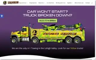 A1towinglehighvalley.com Screenshot 2024-07-05 08:14:38