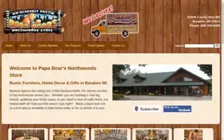 Papabearsnorthwoods.com Screenshot 2024-05-13 07:42:41