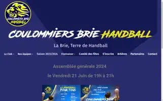 Coulommiersbriehandball.fr Screenshot 2024-05-22 11:47:04