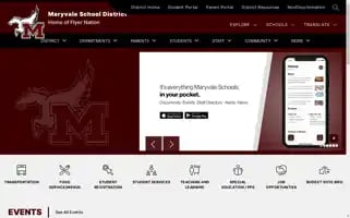 Maryvaleufsd.org Screenshot 2024-07-07 09:15:57