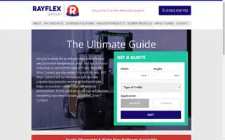 Pvcstripcurtains.online Screenshot 2024-04-22 13:01:12