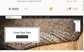 Shopcarolineshousewares.com Screenshot 2024-05-02 06:52:44