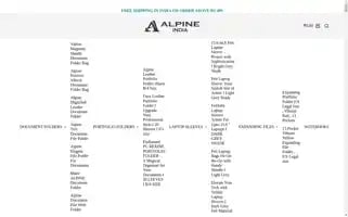 Alpineindia.store Screenshot 2024-05-24 08:50:21