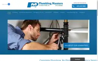 Plumbingmastersinc.com Screenshot 2024-05-13 10:45:39