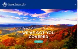 Donaldbensoncpa.com Screenshot 2024-07-04 17:53:36