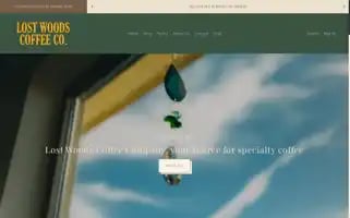 Lostwoodscoffeeco.com Screenshot 2024-05-02 06:13:40