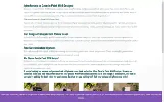 Caseinpointwilddesigns.com Screenshot 2024-05-23 15:21:39