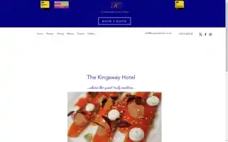 Kingswayhotel.co.uk Screenshot 2024-04-18 17:59:30