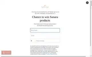 Sanaraskincare.com Screenshot 2024-06-30 10:42:15