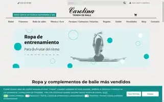 Carolinatiendadebaile.es Screenshot 2024-05-22 11:42:52