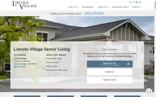 Lincolnvillageseniorliving.com Screenshot 2024-07-07 04:04:19