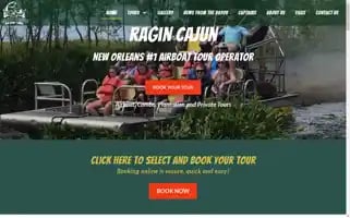 Ragincajunairboattours.com Screenshot 2024-04-23 15:54:10