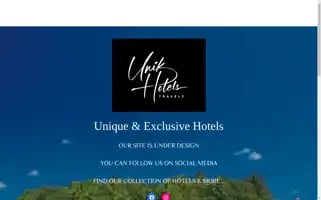 Unik-hotels.com Screenshot 2024-04-26 14:35:17