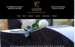 Colizzimemorials.com Screenshot 2024-07-03 09:55:56