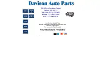 Davisonautoparts.com Screenshot 2024-05-15 19:29:15