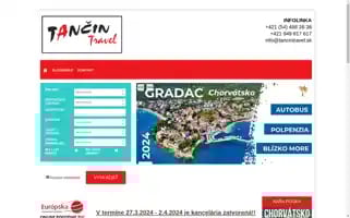 Tancintravel.sk Screenshot 2024-04-22 09:42:22