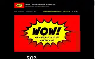Wholesaleoutletwarehouse.com Screenshot 2024-05-17 00:00:33