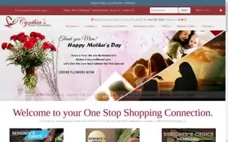 Cynthiasflowerconnection.com Screenshot 2024-05-09 08:08:14