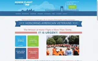 Honorflightrochester.org Screenshot 2024-04-24 01:43:49