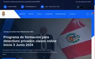 Escueladedetectivesprivadosdelperu.com Screenshot 2024-05-29 08:57:12