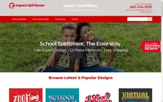 Impactspiritwear.com Screenshot 2024-07-03 11:36:21