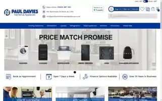 Pauldavieskitchensandappliances.co.uk Screenshot 2024-05-13 08:16:14