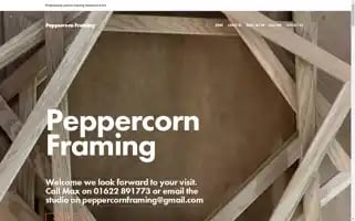 Peppercornframing.co.uk Screenshot 2024-06-30 03:58:44