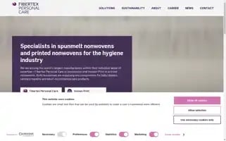 Fibertexpersonalcare.com Screenshot 2024-06-18 02:39:45