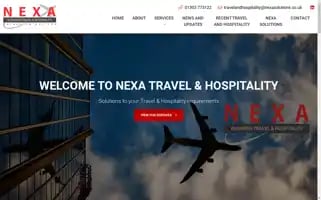Nexatravelandhospitality.co.uk Screenshot 2024-04-24 06:25:57