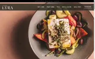Lyrarestaurant.com Screenshot 2024-07-05 08:56:17